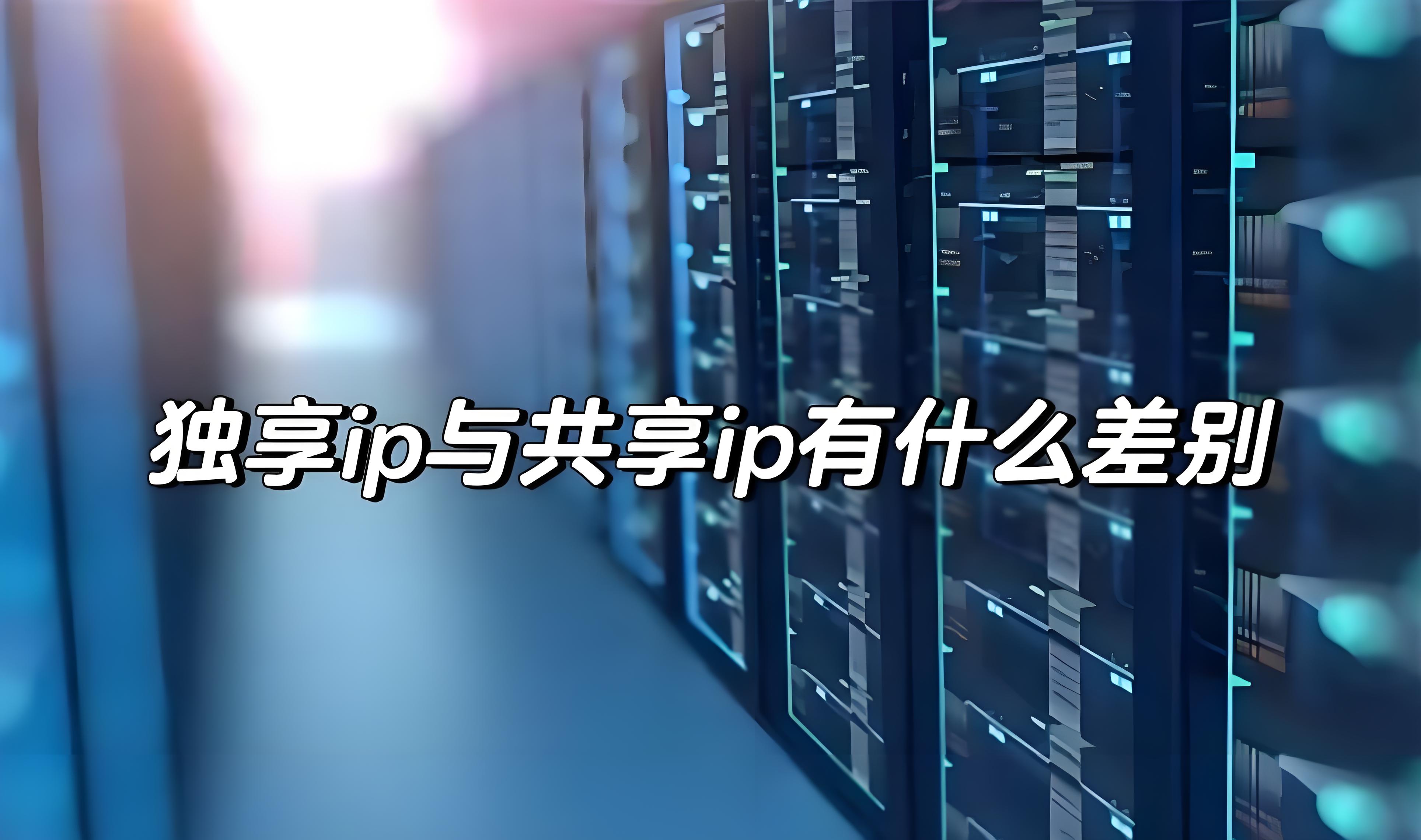 什么是独享代理IP，独享IP和共享IP有什么区别？